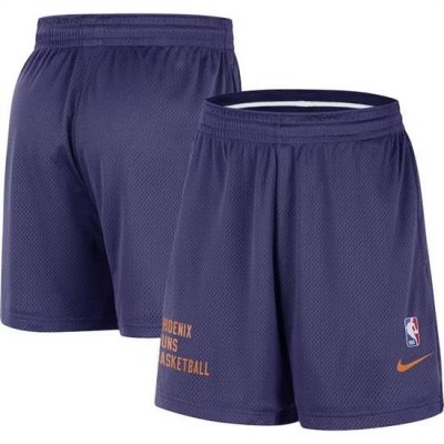 Men Phoenix Suns Purple On Court Practice Warmup Performance Shorts