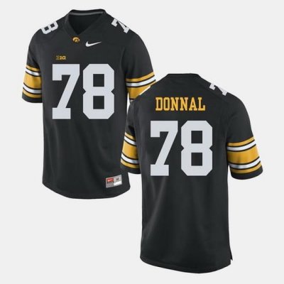 Andrew Donnal Black Iowa Hawkeyes Alumni Football Game Jersey