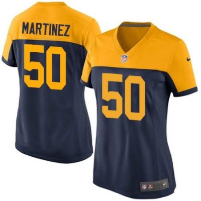 Nike Packers #50 Blake Martinez Navy Blue Alternate Womens Stitched NFL Limited Jersey