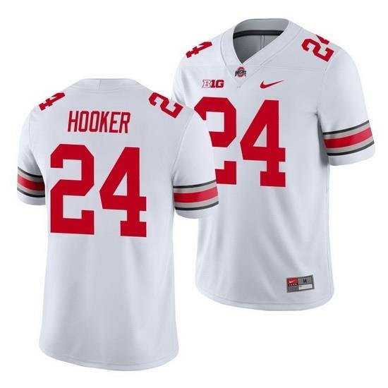 Ohio State Buckeyes Malik Hooker White College Football Men'S Jersey