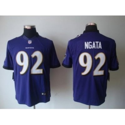 Nike Baltimore Ravens 92 Haloti Ngata Purple Limited NFL Jersey