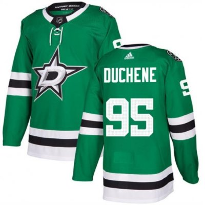 Men Dallas Stars 95 Matt Duchene Green Stitched Jersey