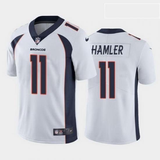 men k.j. hamler denver broncos white vapor limited jersey