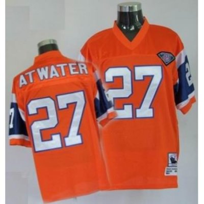 kids Denver Broncos 27 STEVE ATWATER orange ThroWback Jerseys