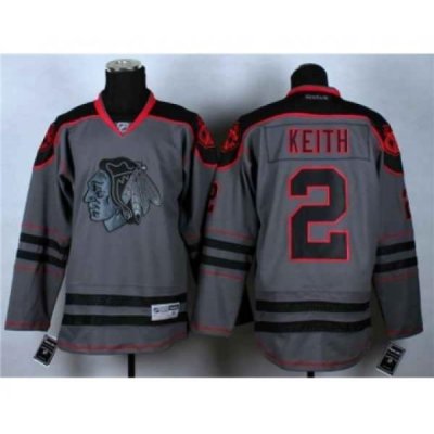 nhl jerseys chicago blackhawks #2 keith grey