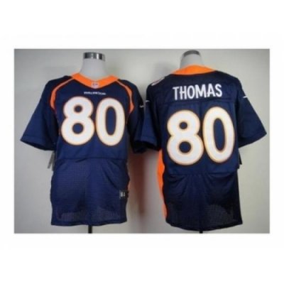 Nike Denver Broncos 80 Julius Thomas blue Elite NFL Jersey