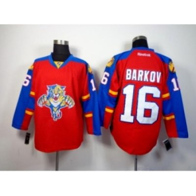 NHL Florida Panthers #16 Aleksander Barkov Red Home Stitched Jerseys