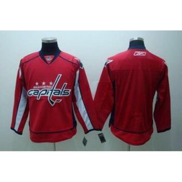 KIDS Washington Capitals blank red jerseys