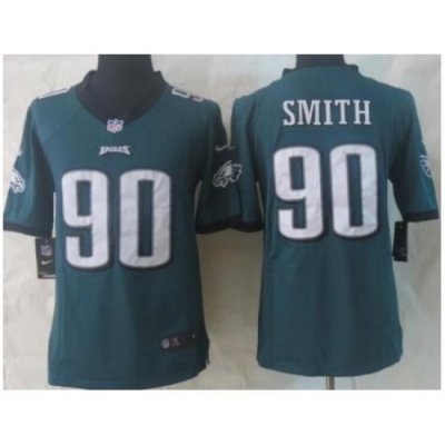 Nike Philadelphia Eagles 90 Marcus Smith Green Limited NFL Jersey