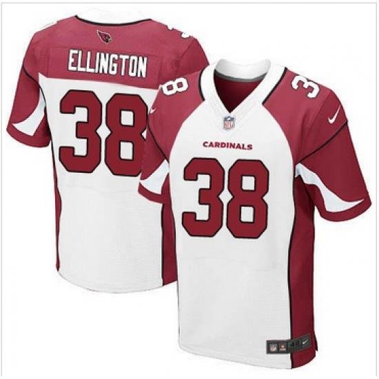 Nike Arizona Cardinals #38 Andre Ellington White Mens Stitched NFL Elite Jersey