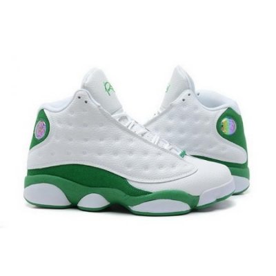 Air Jordan 13 Shoes 2013 Mens Grade AAA White Green