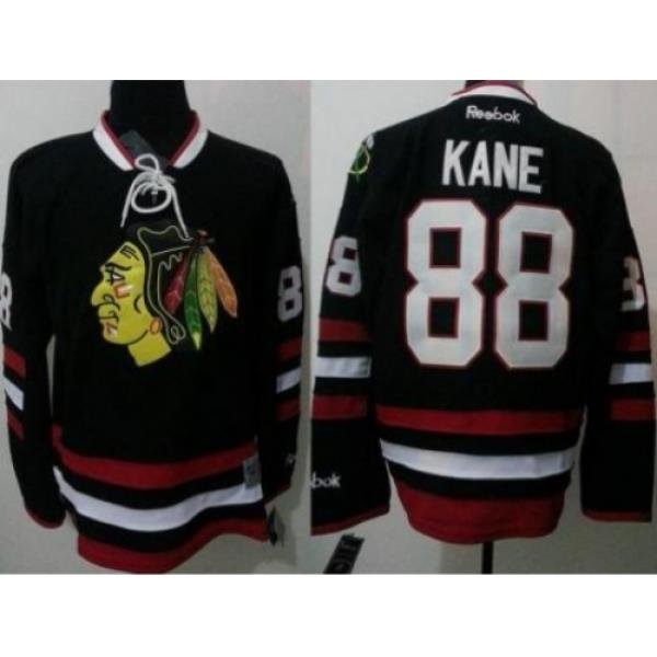 Chicago Blackhawks 88 Patrick Kane Black NHL Jerseys 2014 New Style