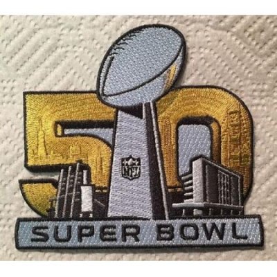 Stitched 2016 Super Bowl L 50 Jersey Patch