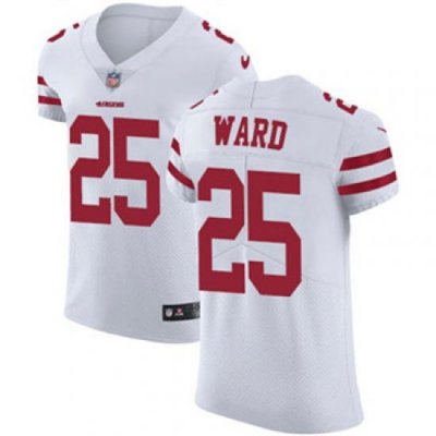 Nike 49ers #25 Jimmie Ward White Mens Stitched NFL Vapor Untouchable Elite Jersey