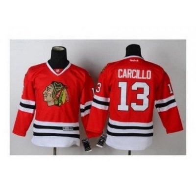 Youth nhl jerseys chicago blackhawks #13 carcillo red