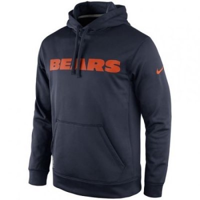 NFL Chicago Bears Nike KO Wordmark Performance Hoodie