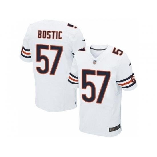 Nike Chicago Bears 57 Jon Bostic White Elite NFL Jersey