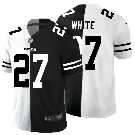 Buffalo Bills 27 Tre 27Davious White Men Black V White Peace Split Nike Vapor Untouchable Limited NFL Jersey