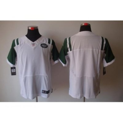 Nike New York Jets Blank White Elite NFL Jersey