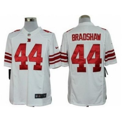 Nike NeW York Giants 44 Ahmad BradshaW White Limited NFL Jersey