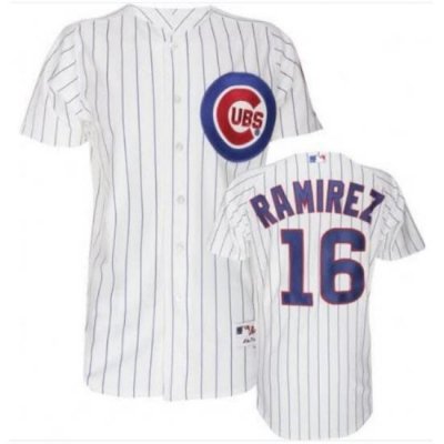 Men Chicago Cubs Aramis Ramirez Home White Stitched MLB Jersey