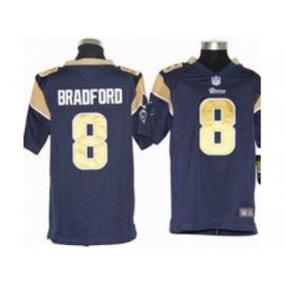 Youth Nike Youth St. Louis Rams #8 Sam Bradford Blue jerseys