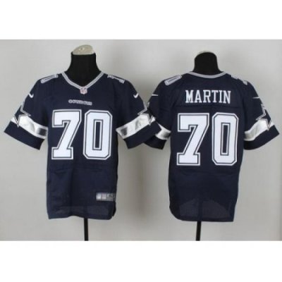 Nike Dallas CoWboys 70 Zack Martin Blue Elite NFL Jersey