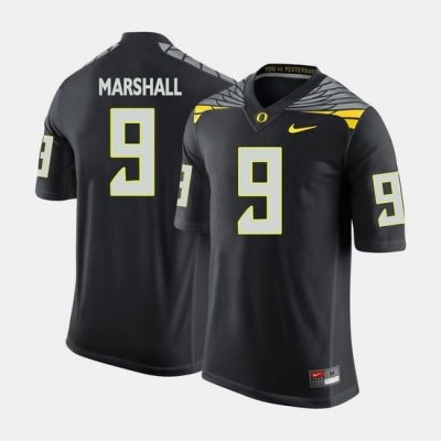 Men Oregon Ducks Byron Marshall College Football Black Jersey