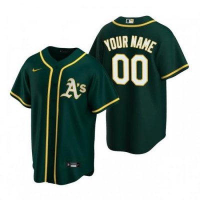 Men Women Youth Toddler All Size Oakland Athletics Custom Nike Green 2020 Stitched MLB Cool Base Jersey