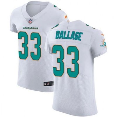 Kalen Ballage Miami Dolphins Men Elite Vapor Untouchable Nike Jersey White