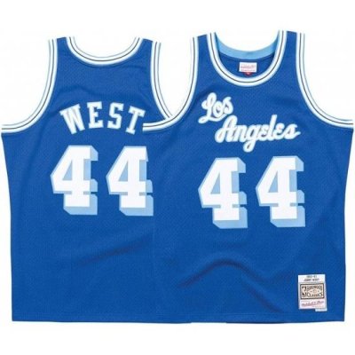 Mitchell & Ness Los Angeles Lakers Jerry West Throwback Road Swingman Jersey Blue