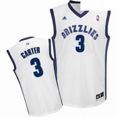 Mens Adidas Memphis Grizzlies 3 Jevon Carter Swingman White Home NBA Jersey