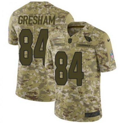 Nike Cardinals #84 Jermaine Gresham Camo Mens Stitched NFL Limited 2018 Salute to Service Jersey