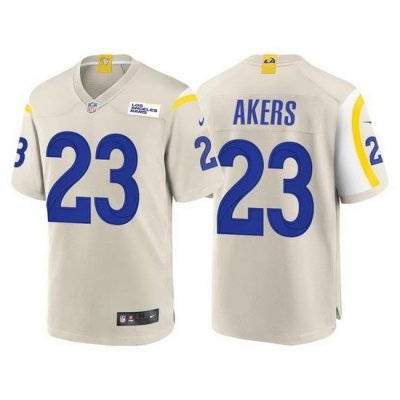 Men Los Angeles Rams 23 Cam Akers Bond Vapor Untouchable Limited Stitched Jersey