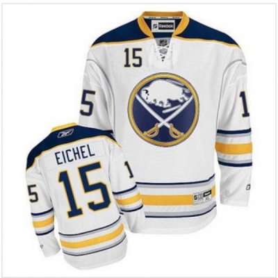 Buffalo Sabres #15 Jack Eichel White Stitched NHL Jersey