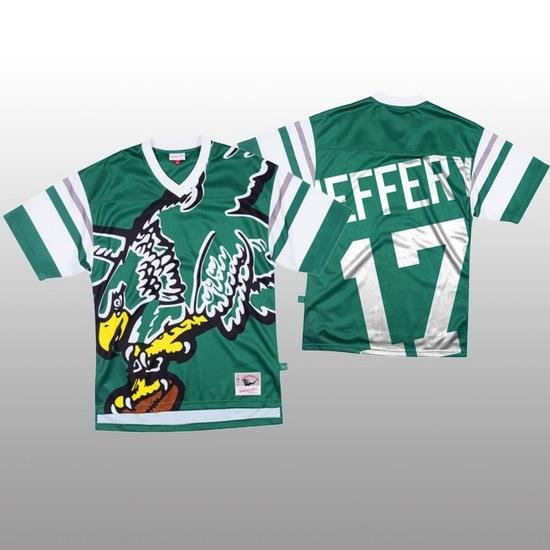 NFL Philadelphia Eagles 17 Alshon Jeffery Green Men Mitchell  26 Nell Big Face Fashion Limited NFL Jersey