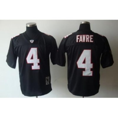 Minnesota vikings 4 faver black jerseys Throwback