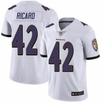 Nike Patrick Ricard Baltimore Ravens Limited White Team Color Vapor Untouchable Jersey Men's