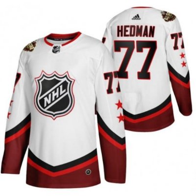 Men Tampa Bay Lightning 77 Victor Hedman 2022 All Star White Stitched Jers