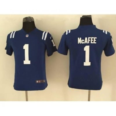 nike youth nfl jerseys indianapolis colts 1 mcafee blue[nike]