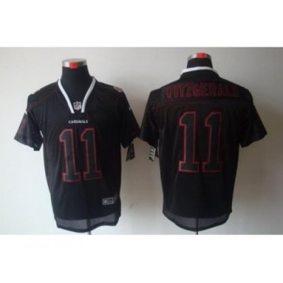 Nike Arizona Cardinals 11 Larry Fitzgerald Lights Out Black Elite NFL Jersey