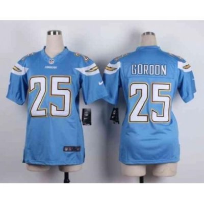 nike women nfl jerseys san diego chargers 25 goroon lt.blue[nike]