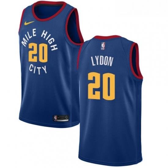 Womens Nike Denver Nuggets 20 Tyler Lydon Swingman Light Blue Alternate NBA Jersey Statement Edition