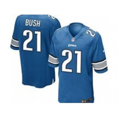 Nike Youth NFL Detroit Lions #21 Reggie Bush Blue Jerseys