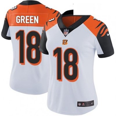 Womens Nike Cincinnati Bengals 18 AJ Green Vapor Untouchable Limited White NFL Jersey