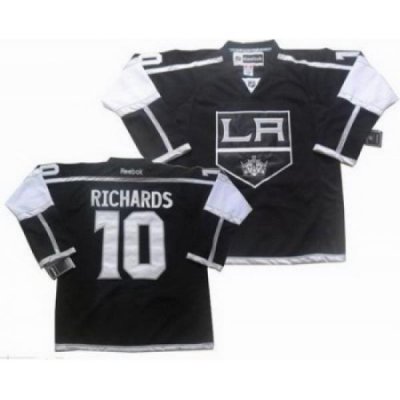 Los Angeles Kings 10# Mike Richards black jersey