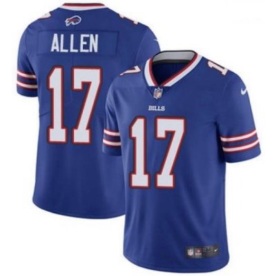 Nike Buffalo Bills 17 Josh Allen Royal Blue Team Color Stitched NFL Vapor Untouchable Limited Jersey