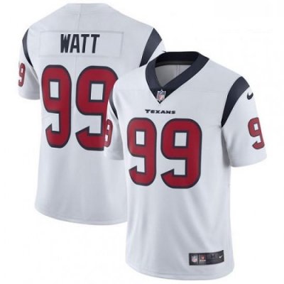 Men Nike Houston Texans 99 JJ Watt Limited White Vapor Untouchable NFL Jersey