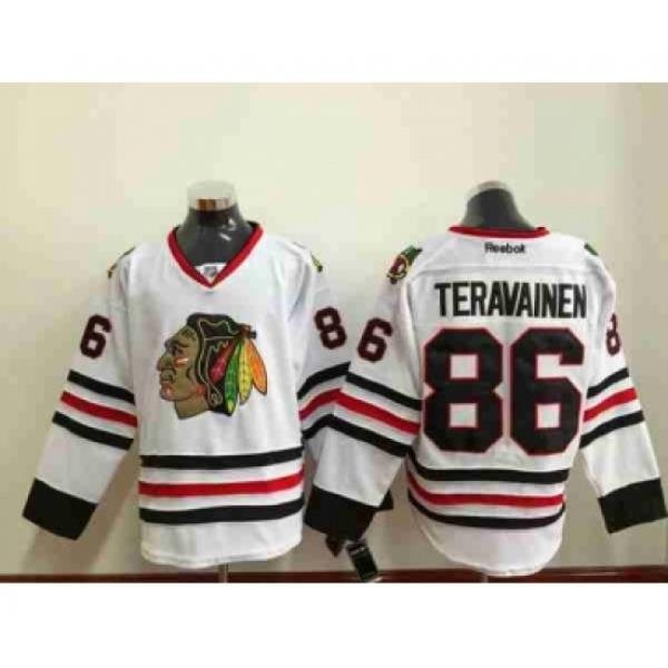 nhl jerseys chicago blackhawks #86 teravainen white