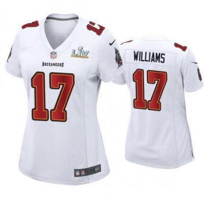 Women Doug Williams Buccaneers White Super Bowl Lv Game Fashion Jersey